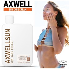 Axwell Sun Care Cream Leke Karşıtı Güneş Koruyucu Krem SPF50 + 125 ml 2 Adet