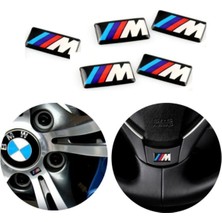 DK Motors Bmw M Logo Jant Direksiyon Sticker (5 Adet)
