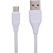 Filonline Fac-10 Mıcro USB Data ve Şarj Kablosu 26CM Beyaz 10 Adet Kablo 