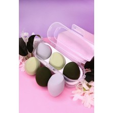 Sildne 3'Lü Standlı Makyaj Süngeri Seti