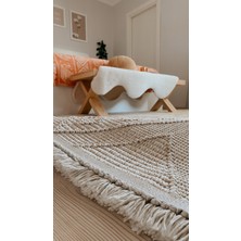 Apex Havana 8562 Bej Iskandinav Desen Dekoratif Modern Bukle Halı