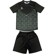 Sportech K0147 Siyah Forma Takımı L Beden Kişiye Özel İsim ve Numara Yazdırma Seçeneği