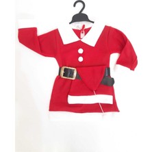 Pazariz Kız Çocuk Kırmızı Yılbaşı Noel Kostümü