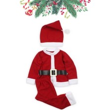 Pazariz Bebek Noel Kostüm Unisex 4 Parça