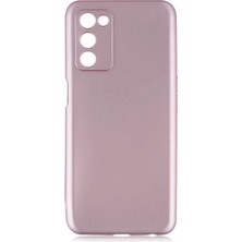 Lopard Oppo A55 5g Kılıf Lopard Premier Esnek Mat Silikon Kapak Rose Gold