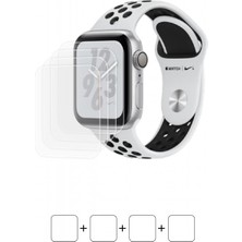 Wrapsol Apple Watch 40MM Nike Plus Series 4 Akıllı Saat Ekran Koruyucu Darbe Emici Poliüretan Film