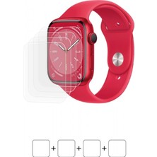 Wrapsol Apple Watch 45MM Series 8 Akıllı Saat Ekran Koruyucu Darbe Emici Poliüretan Film