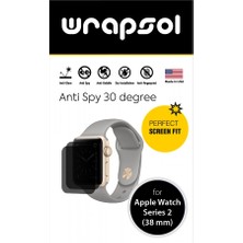 Wrapsol Apple Watch  38 mm Series 2 Akıllı Saat Mat Hayalet Ekran Koruyucu