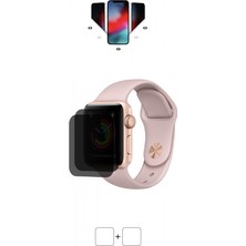 Wrapsol Apple Watch  38 mm Series 3 Gps Akıllı Saat Mat Hayalet Ekran Koruyucu