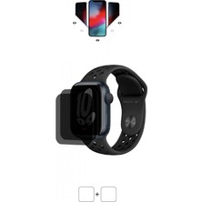 Wrapsol Apple Watch  41 mm Nike Series 7 Akıllı Saat Mat Hayalet Ekran Koruyucu