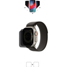 Wrapsol Apple Watch  49 mm Ultra Akıllı Saat Mat Hayalet Ekran Koruyucu