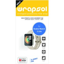 Wrapsol Xiaomi Redmi Watch 2 Lite  Akılı Saat Ekran Koruyucu Poliüretan Film