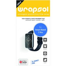 Wrapsol Xiaomi Smart Band 7 Pro  Akılı Saat Ekran Koruyucu Poliüretan Film