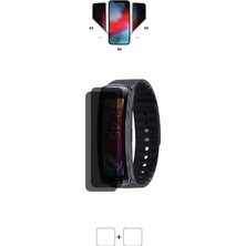 Wrapsol Samsung Gear Fit Akıllı Saat Mat Hayalet Ekran Koruyucu Poliüretan Film