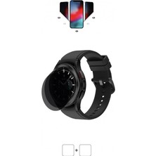 Wrapsol Samsung Galaxy Watch 4 Classic 42 mm Akıllı Saat Mat Hayalet Ekran Koruyucu Poliüretan Film