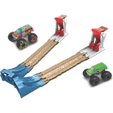 Monster Trucks Hot Wheels Monster Trucks Trucks Çifte Çarpışma Oyun Seti GYC80