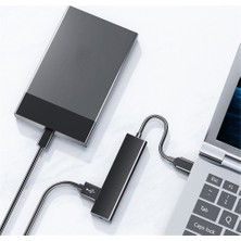 Beautifyy 4 Bağlantı Noktası USB 3.0 Hub Ayrıştırıcı Genişletici Dock Adaptörü Çoklu Bağlantı Noktası  (Yurt Dışından)