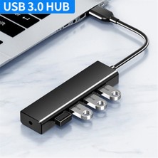 Beautifyy 4 Bağlantı Noktası USB 3.0 Hub Ayrıştırıcı Genişletici Dock Adaptörü Çoklu Bağlantı Noktası  (Yurt Dışından)