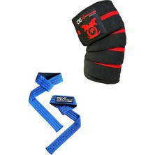 Dex Supports Ağırlık Kayışı ( Lifting Straps ) + Diz Bandajı ( Knee Wraps )