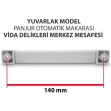 Makara Panjur Makarası (Yuvarlak Model, Panjur Ipi) Beyaz - 5 mt