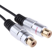 Gazechimp Altın Kaplama 3,5mm 1/8 Inç Dişi Trs Stereo Fişi 2 Fono Dişi Ses Y (Yurt Dışından)