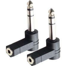 Gazechimp 3.5mm 1/8 "fe Ila 6.35MM 1/4" Adaptör (Yurt Dışından)