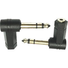 Gazechimp 3.5mm 1/8 "fe Ila 6.35MM 1/4" Adaptör (Yurt Dışından)