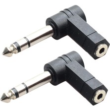 Gazechimp 3.5mm 1/8 "fe Ila 6.35MM 1/4" Adaptör (Yurt Dışından)