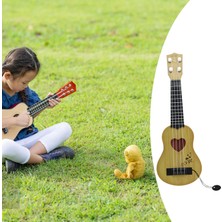 Dolity Çocuk Ukulele Gitar Oyuncak Beceri Yürümeye Başlayan Yürüyen Sarı 38X12.5CM Için Eğitim Öğrenme Oyuncak Geliştirme (Yurt Dışından)