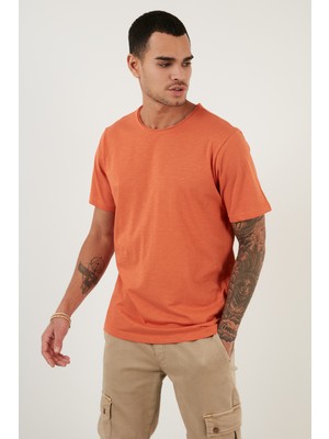 Buratti Pamuklu Slim Fit Bisiklet Yaka T Shirt Erkek T Shirt 59020001