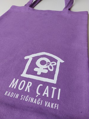 Mor Çatı Mor Renkli Çanta