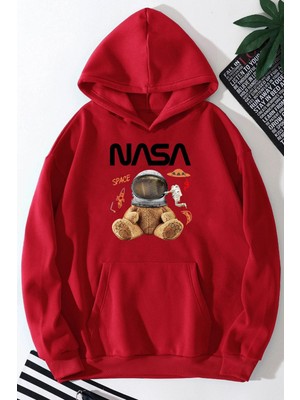 Trendypassion  Nasa Bear Baskılı Sweatshirt