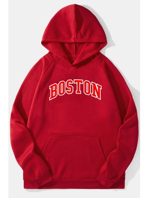 Trendypassion  Boston Baskılı Sweatshirt