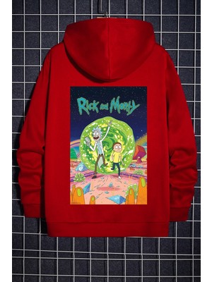 Trendypassion  Rick And Morty Baskılı Sweatshirt