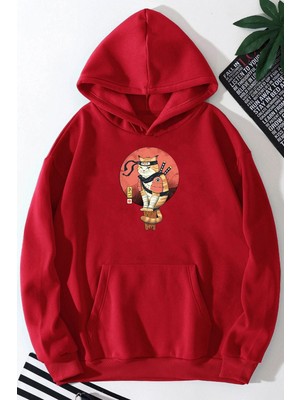 Trendypassion  Shinobi Kedi Baskılı Sweatshirt
