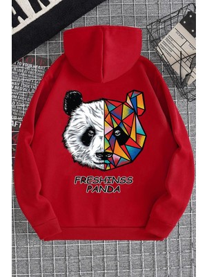 Trendypassion  Panda Sırt Baskılı Sweatshirt