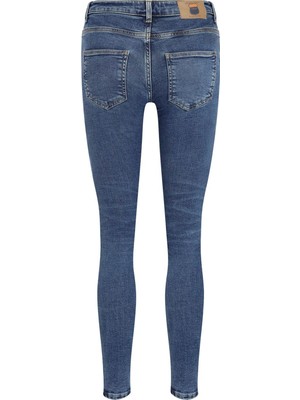 Denim Trip Normal Bel Dar Paça Skinny Fit Koyu Indigo Kadın Denim Pantolon DTK226 Koyu Indigo