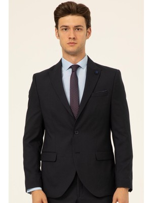 Süvari Slim Kalıp Düz Takım Elbise Erkekler İçin Şık Tasarım Klasik Model Türkiye Menşeli