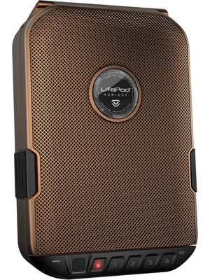 Vaultek Lifepod 2.0  Biometric Seyahat Humidoru Antik Brass (LH20B-AB)