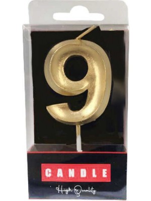 Hayaller Dükkanı Mum Kristal Desenli 9 Altın Pk:1