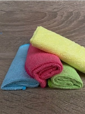Renk Yapı Rüyası Antibakteriel Mikrofiber Mutfak Bezi 4'lü Bezi Leke Bırakmaz Fiber Micro Bez
