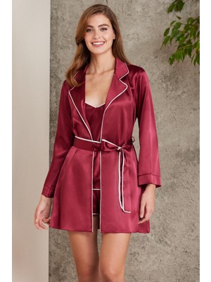 Pierre Cardin  Saten Dörtlü Çeyiz Seti - 7200