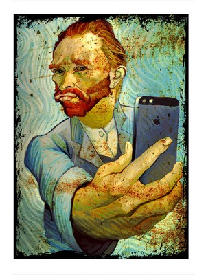 Ekart Vincent Van Gogh Modern Ahşap Tablo 50CMX 70CM