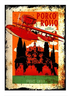 Ekart Porco Rosso Mdf Tablo 50CMX 70CM