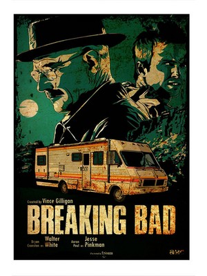 Ekart Breaking Bad Hediyelik Ahşap Tablo 50CMX 70CM