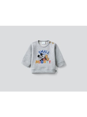 Benetton Mickey/minnie Baskılı Sweatshirt