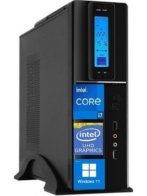 Zetta Flex Sff Intel Core I7 12700 8gb 1tb SSD 4gb GT730 WINDOWS11PRO  Masa Üstü Bilgisayar ZETV11157