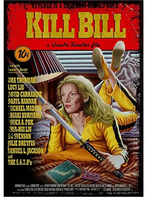 Ekart Kill Bill Film Afişi Dekoratif Mdf Tablo 22Cm x 30Cm