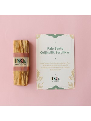Inka Wood Co. Palo Santo Ağaç Tütsü 20 Gr. | Peru