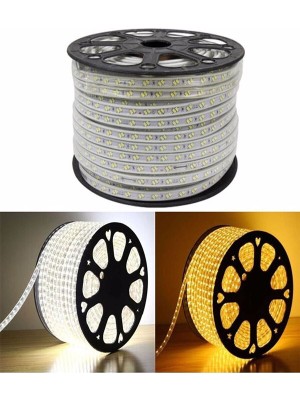 ŞANLED Çift Şeritli 3 (Gün Işığı,Beyaz)Renkli Esnek Hortum Led + 220V FIŞ/2,3,4,5,10,15,20,25,50,100 Metre